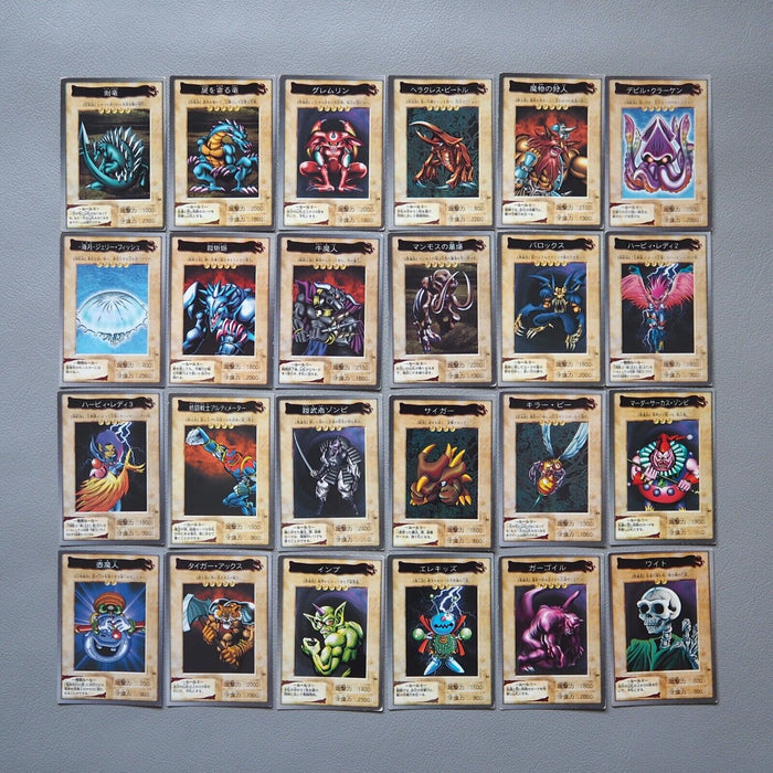 Yu-Gi-Oh BANDAI Collection Common Complete Set 92 Cards Old School Japanese Yu-Gi-Oh BANDAI Collection Common Complete Set 92 Cards Old School Japanese