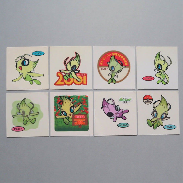 Pokemon Bread Deco Chara Seal Sticker Celebi 8 stickers Japan d671 | Merry Japanese TCG Shop