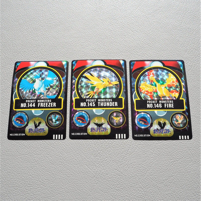 Pokemon Card Sealdass Articuno Zapdos Moltres Holo Vintage Sticker Japanese f548 | Merry Japanese TCG Shop