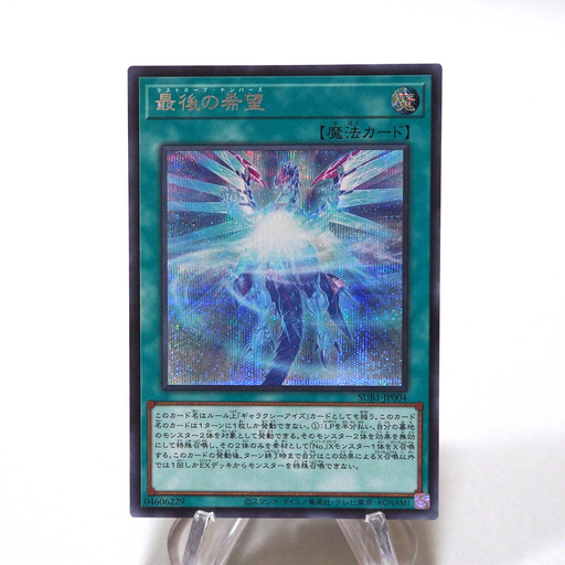 Yu-Gi-Oh yugioh Numbers Last Hope SUB1-JP004 Secret Rare MINT Japanese h048 | Merry Japanese TCG Shop