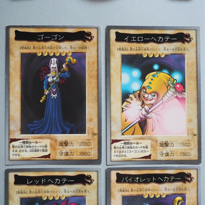 Yu-Gi-Oh BANDAI Gorgon Yellow Red Violet Hecate NM Initial First Japan b410 | Merry Japanese TCG Shop