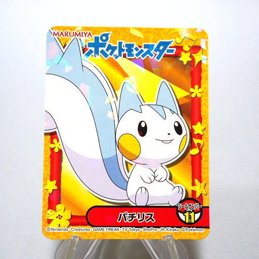 Pokemon Card Pachirisu Seal No.11 MARUMIYA Nintendo MINT~NM Japanese g322 | Merry Japanese TCG Shop