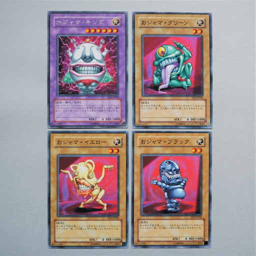 Yu-Gi-Oh Ojama King Black Yellow Green 4cards EE3-JP034 DP2-JP004 3 2 Japan c049 | Merry Japanese TCG Shop