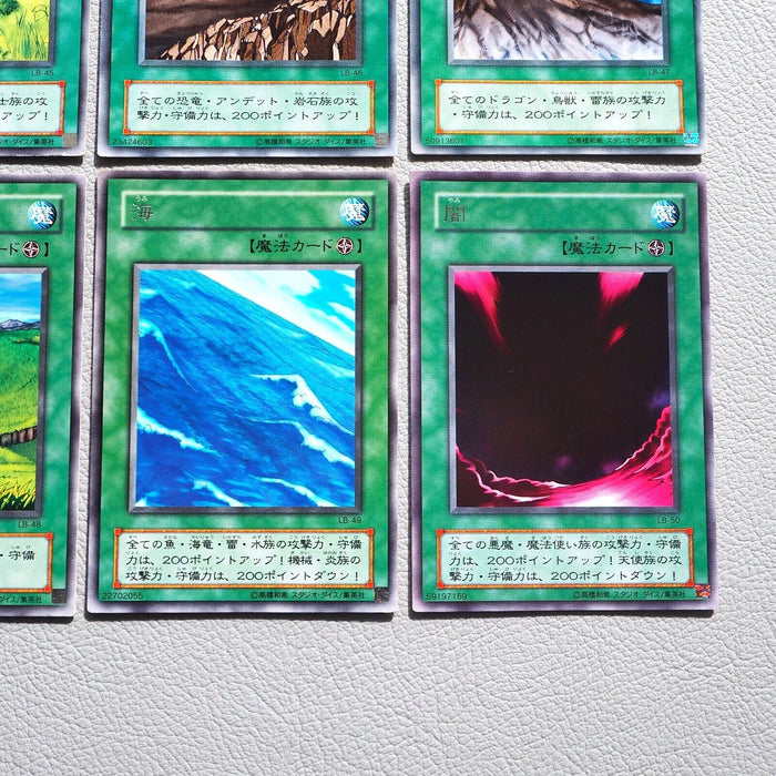 yugioh card sogen Yu-Gi-Oh Wasteland Umi Sogen Forest Yami Old Field Mountain 6cards Jap