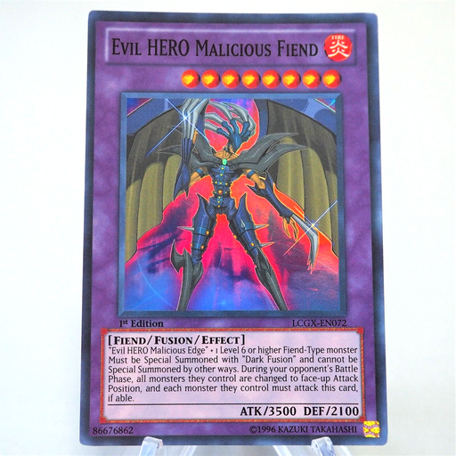 Yu-Gi-Oh Evil Hero Malicious Fiend 1st Edition LCGX-EN072 MINT English e821 | Merry Japanese TCG Shop