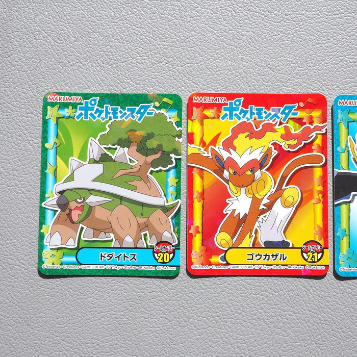 Pokemon Card Seal Torterra Infernape Empoleon Sticker MARUMIYA Japanese g084 | Merry Japanese TCG Shop