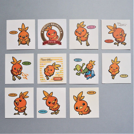 Pokemon Bread Deco Chara Seal Sticker Torchic Mudkip 11 stickers Japan d981 | Merry Japanese TCG Shop