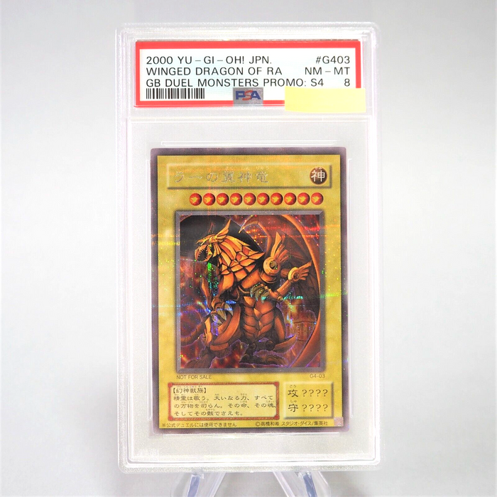 Yu-Gi-Oh PSA8 NM~MINT The Winged Dragon of Ra Secret Rare G4-03 Japanese PS60 | Merry Japanese TCG Shop