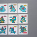 Pokemon Bread Deco Chara Seal Totodile Croconaw Feraligatr 12Stickers Japan g745 | Merry Japanese TCG Shop