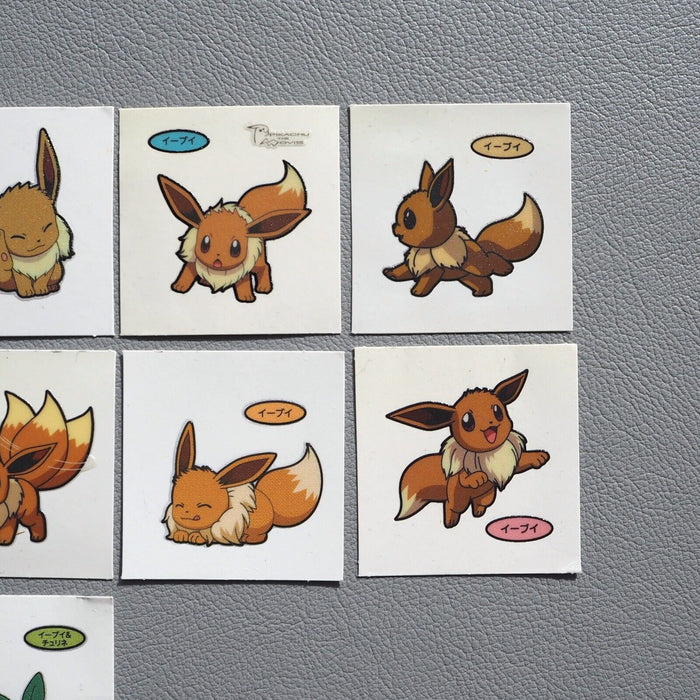 Pokemon Bread Deco Chara Seal Sticker Eevee Petilil 10 stickers Japanese h434 | Merry Japanese TCG Shop