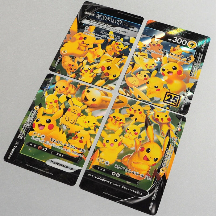 Pokemon Nintendo Pikachu V-Union Celebrations 25th Anniversary MINT Japan c821 | Merry Japanese TCG Shop