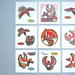 Pokemon Bread Deco Chara Seal Sticker Ho-Oh 9 stickers Japan e148 | Merry Japanese TCG Shop