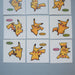 Pokemon Bread Deco Chara Seal Sticker Pikachu 12 stickers Japan c622 | Merry Japanese TCG Shop