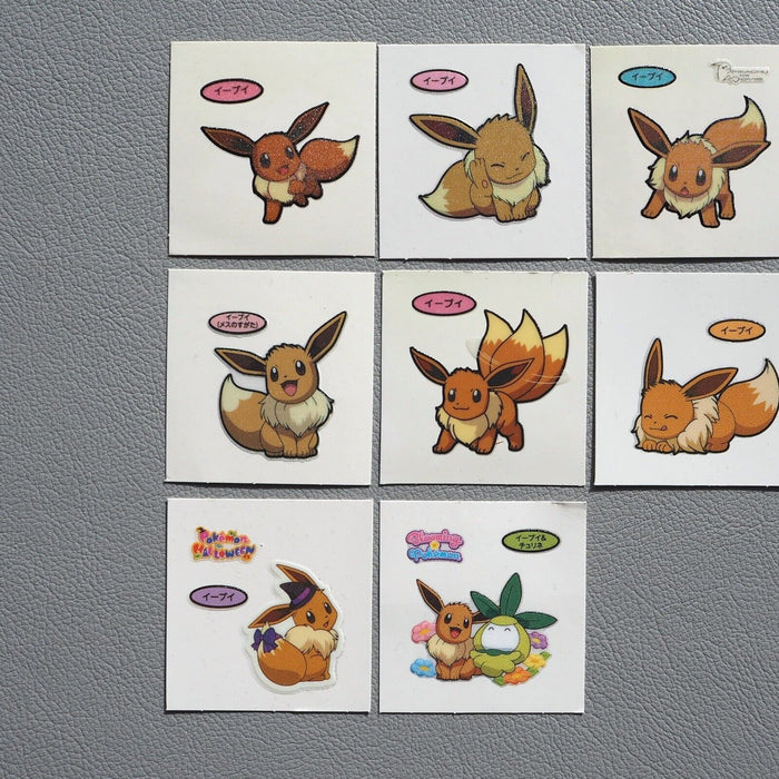 Pokemon Bread Deco Chara Seal Sticker Eevee Petilil 10 stickers Japanese h434 | Merry Japanese TCG Shop