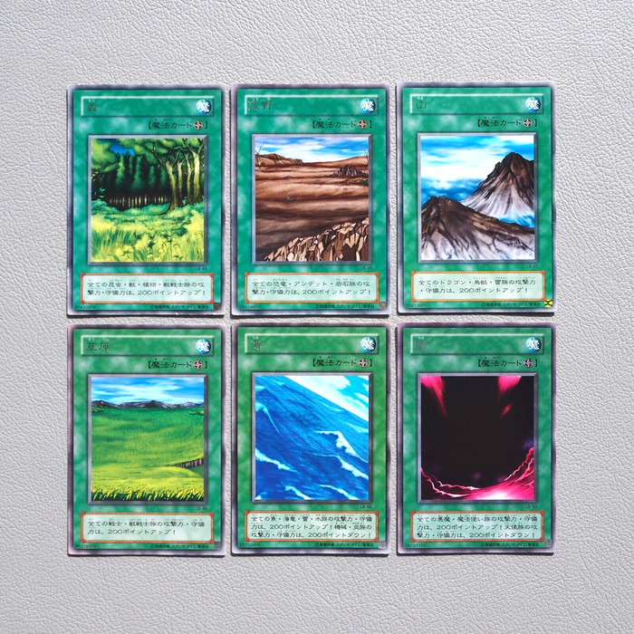 Yu-Gi-Oh Wasteland Umi Sogen Forest Yami Old Field Mountain 6cards Japanese h426 | Merry Japanese TCG Shop