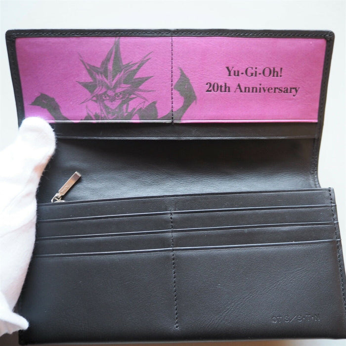 Yu-Gi-Oh yugioh Leather Wallet Purse 20th Anniversary Promo Cowhide NEW Japan | Merry Japanese TCG Shop