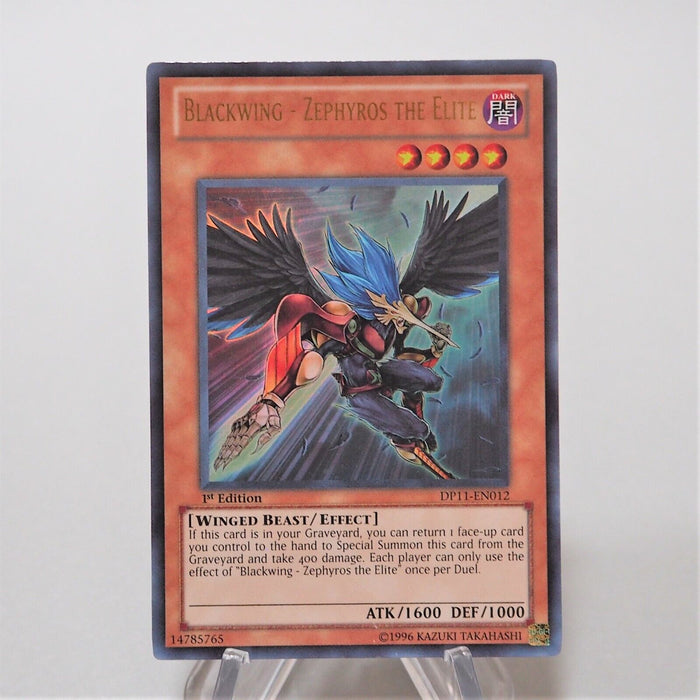 Yu-Gi-Oh Blackwing Zephyros The Elite DP11-EN012 Ultra 1st Edition Engish f958 | Merry Japanese TCG Shop