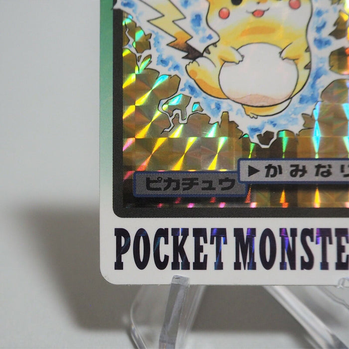 Pokemon Sealdass Pikachu No.025 Holo Bandai Bandpresto Nintendo NM Japan d631 | Merry Japanese TCG Shop