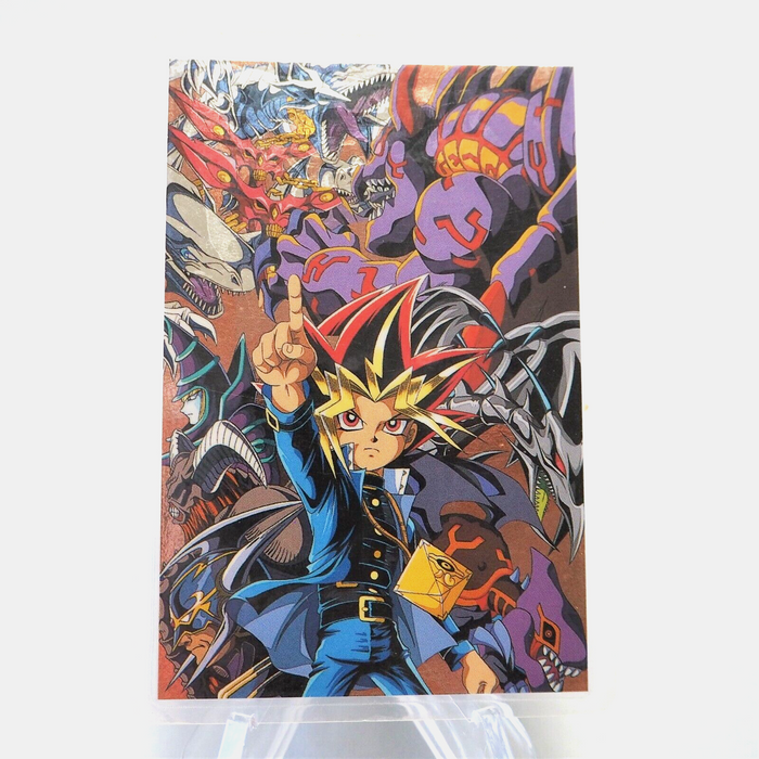 Yu-Gi-Oh TOEI Blue Eyes Red Eyes Yami Yugi Laminate Card Movie Promo J Yu-Gi-Oh TOEI Blue Eyes Red Eyes Yami Yugi Laminate Card Movie Promo J