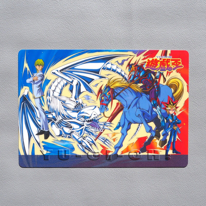 Yu-Gi-Oh Blue-Eyes Gaia Kaiba Yami Yugi 1998 Plastic Board Not for sale Japan 2 | Merry Japanese TCG Shop