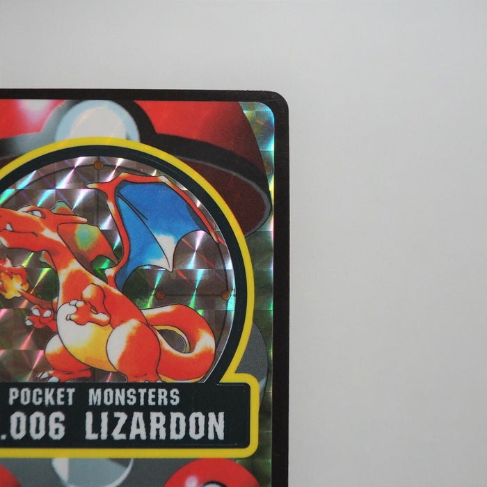 Pokemon Card Sealdass Charizard No 006 Vintage Sticker Holo Bandai Japan c133 | Merry Japanese TCG Shop