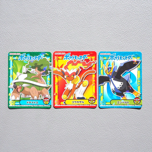 Pokemon Card Seal Torterra Infernape Empoleon Sticker MARUMIYA Japanese g084 | Merry Japanese TCG Shop