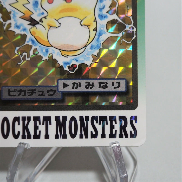 Pokemon Sealdass Pikachu No.025 Holo Bandai Bandpresto Nintendo NM Japan d631 | Merry Japanese TCG Shop