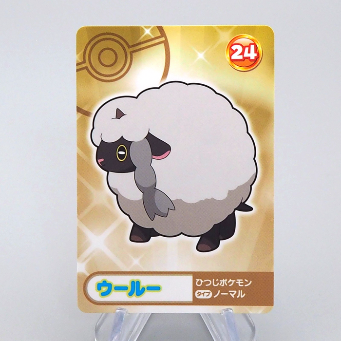 Pokemon Card Wooloo No24 Mega Get Prize BANDAI NAMCO NM Japanese q020 | Merry Japanese TCG Shop