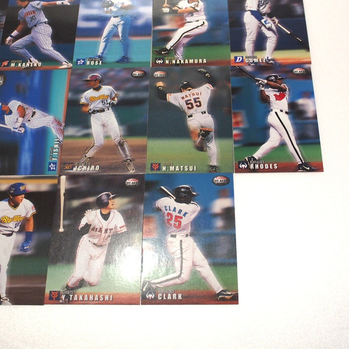 2000 Calbee Baseball Card 1999 Best Nine Complete Set of 19 Japanese Ichiro | Merry Japanese TCG Shop