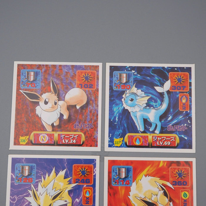 Pokemon AMADA Sticker Seal Eevee Vaporeon Jolteon Flareon Nintendo Japanese q514 | Merry Japanese TCG Shop