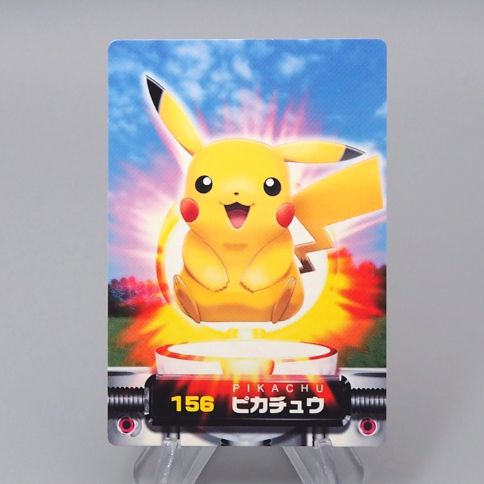 Pokemon Card Zukan Carddass Pikachu 156 Advanced Generation NM Japanese q998 | Merry Japanese TCG Shop