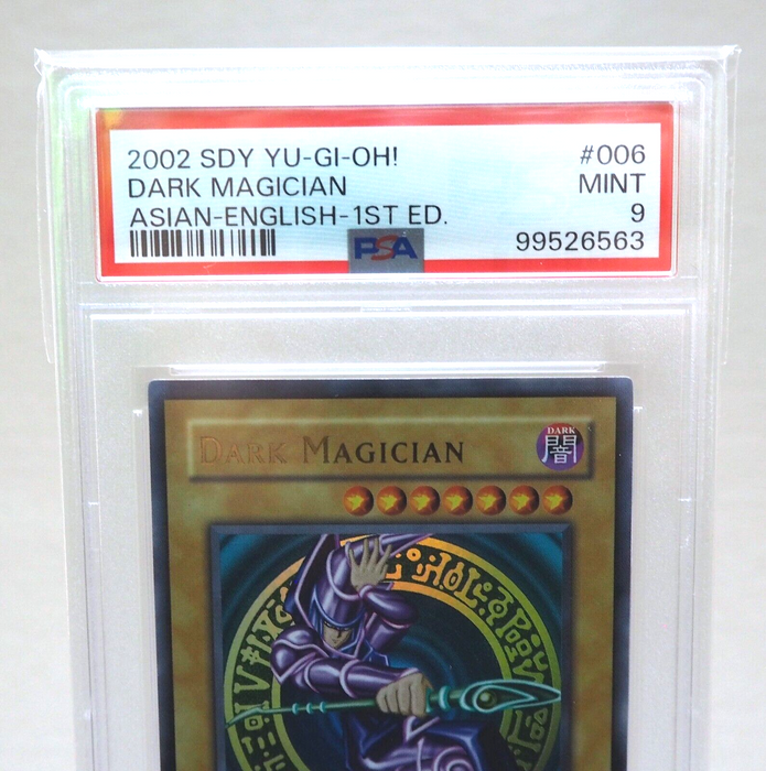 yugioh card dark magician sdy-006 Yu-Gi-Oh PSA9 Dark Magician SDY-006 Ultra Rare 1st Edition Asian Engli