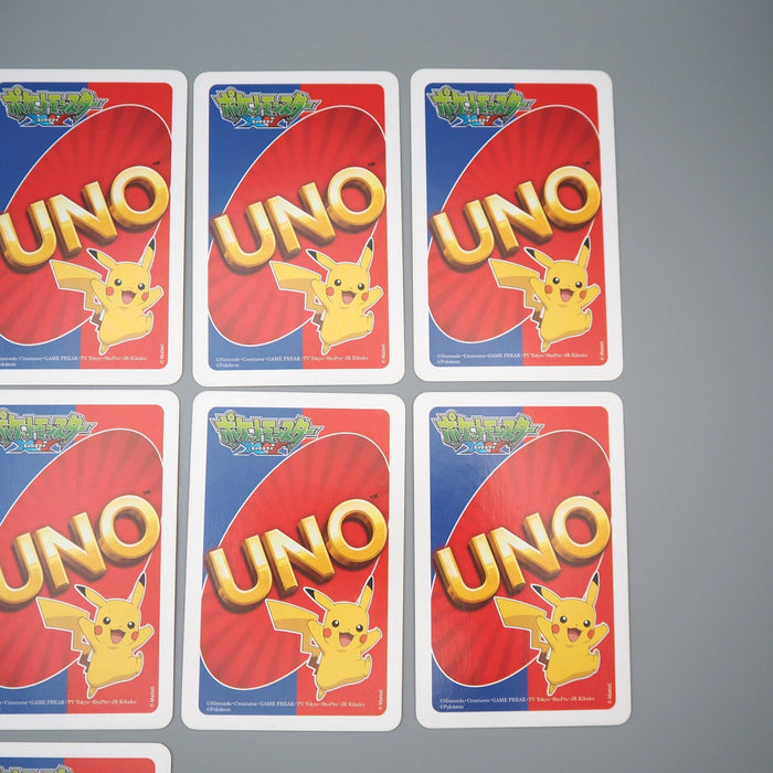 Pokemon Uno Playing Card Red 10 Cards Set Excellent Greninja Japanese r247 | Merry Japanese TCG Shop