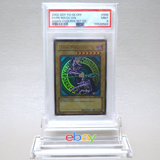 Yu-Gi-Oh PSA9 Dark Magician SDY-006 Ultra Rare 1st Edition Asian Engli