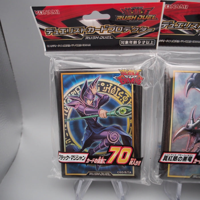 Yu-Gi-Oh NEW Dark Magician Red Blue Eyes Sleeve 70pcs 3 set Japanese SL09 | Merry Japanese TCG Shop