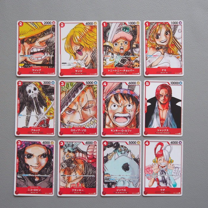 One Piece Card Film Red Movie Promo Complete 12 set Luffy Uta NM Japanese q615 | Merry Japanese TCG Shop