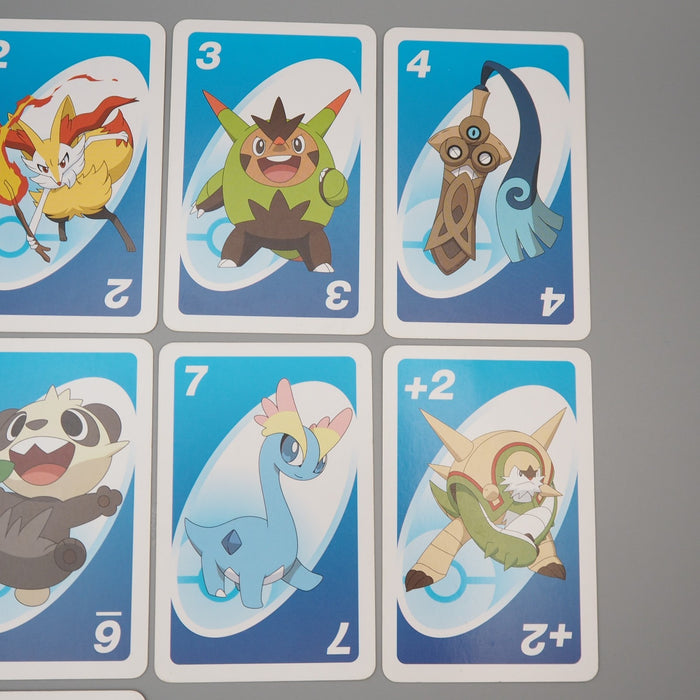 Pokemon Uno Playing Card Blue 10 Cards Set Excellent Greninja Japanese r248 | Merry Japanese TCG Shop