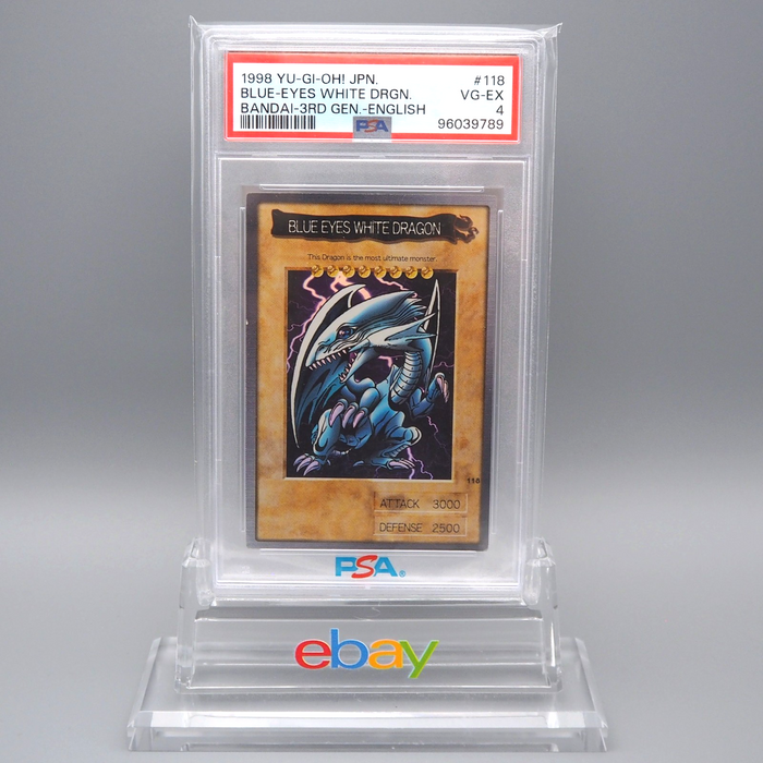 Yu-Gi-Oh PSA4 Blue-Eyes White Dragon No.118 Rare BANDAI 1998 Japanese PS478 | Merry Japanese TCG Shop