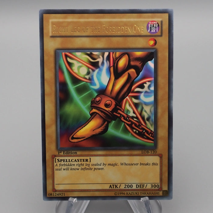 Yu-Gi-Oh Right Leg of Forbidden One LOB-120 1st Edition NM-EX Asian English s223 | Merry Japanese TCG Shop