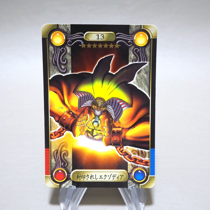 Yu-Gi-Oh BANDAI Sealdass Exodia the Forbidden One No.13 1999 Japanese k261