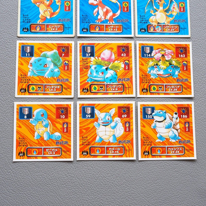 Pokemon AMADA Sticker Seal Venusaur Blastoise Charizard Nintendo Japanese j806 | Merry Japanese TCG Shop