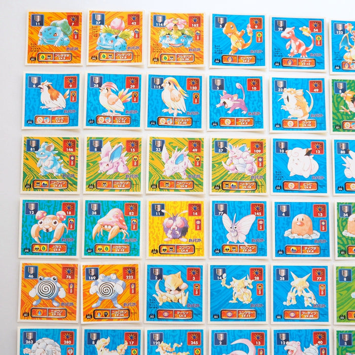 Pokemon AMADA Sticker Seal Common Complete Set Of 150 1996 EX Japanese | Merry Japanese TCG Shop