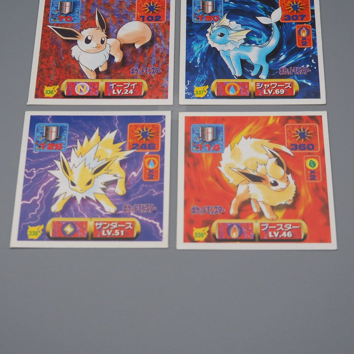 Pokemon AMADA Sticker Seal Eevee Vaporeon Jolteon Flareon Nintendo Japanese q514 | Merry Japanese TCG Shop