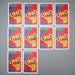 Pokemon Uno Playing Card Red 10 Cards Set Excellent Greninja Japanese r247 | Merry Japanese TCG Shop