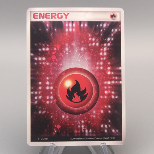 Pokemon Card Basic Fire Energy Holo Rare 2003 NM-EX Japanese u474 Pokemon Card Basic Fire Energy Holo Rare 2003 NM-EX Japanese u474