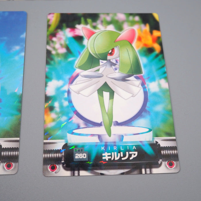 Pokemon Card Zukan Carddass 3set Ralts Kirlia Gardevoir Holo Rare Japanese n287 | Merry Japanese TCG Shop