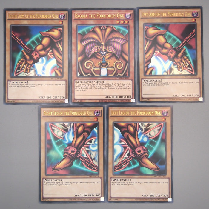 Yu-Gi-Oh Exodia Forbidden One 5 set Ultra YGLD-ENA17~ENA21 M-NM Japanese u405 | Merry Japanese TCG Shop
