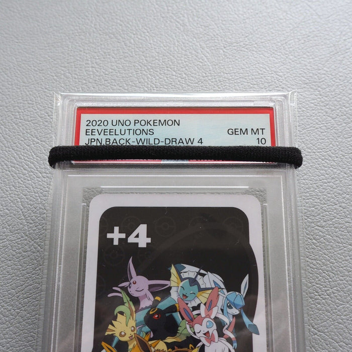 Pokemon Card UNO Eeveelutions Wild Draw 4 PSA10 Eevee Umbreon Japanese PS200