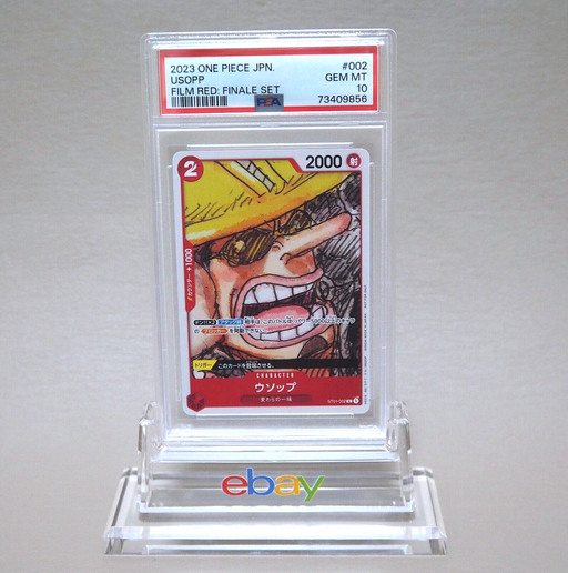One Piece Card PSA10 Usopp ST01-002 Film Red Promo Japanese PS354 | Merry Japanese TCG Shop