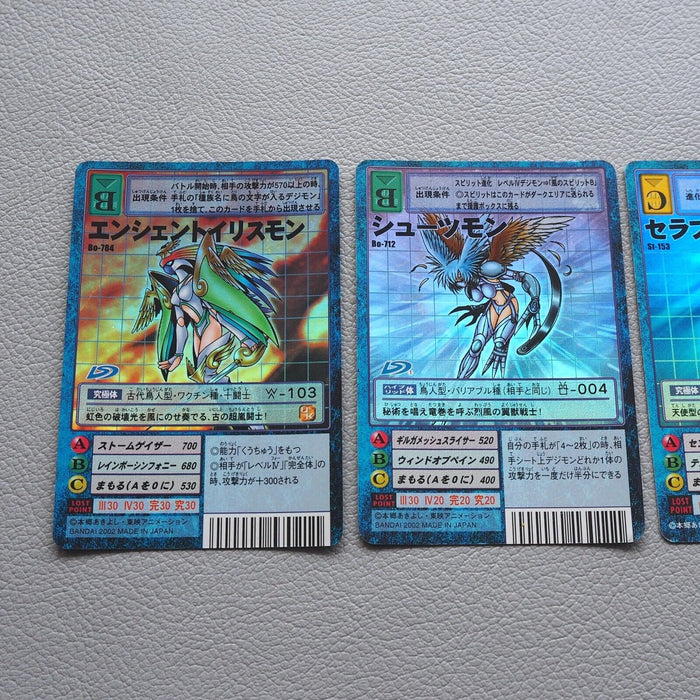 Digital Monster Digimon Card Bo-712 Bo-784 St-153 Holo 3Set EX Japanese i941